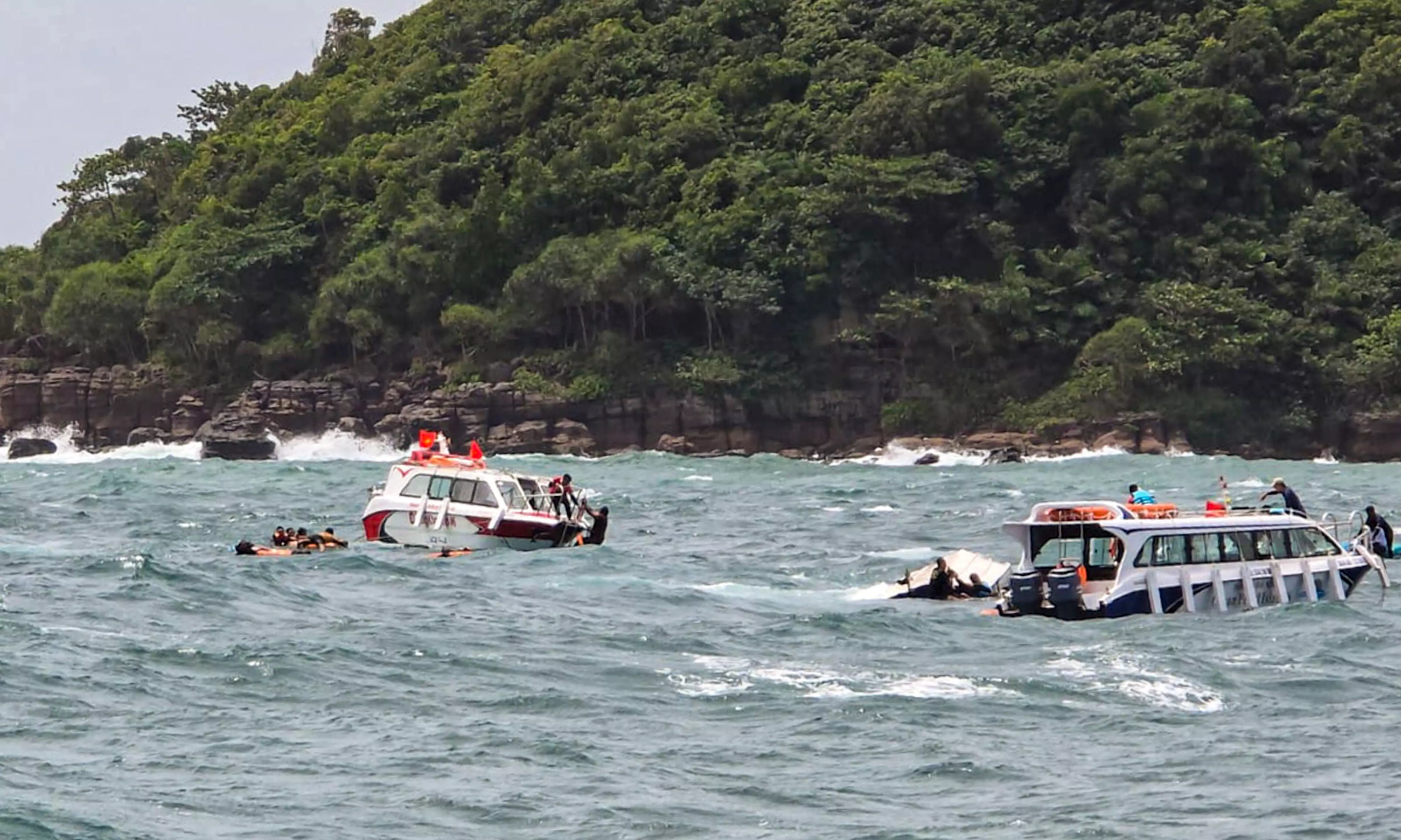 Indian survivors in Vietnam boat accident, rescue efforts underway.